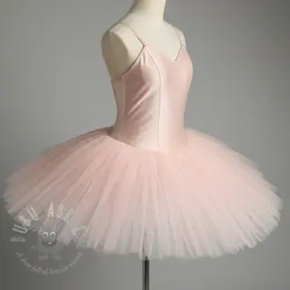 Tule voor TUTU-rok ROYAL MULTI FOIL rose