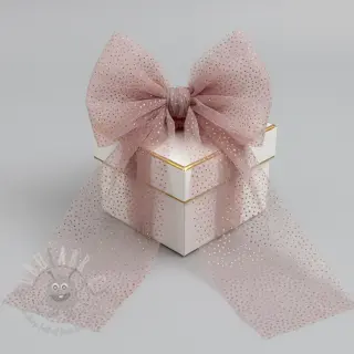 Tule voor TUTU-rok ROYAL SPARKLE old blush gold