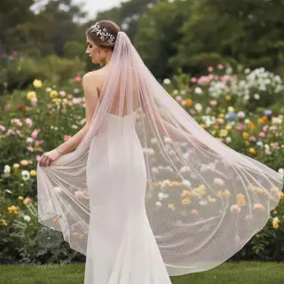 Tule voor TUTU-rok ROYAL SPARKLE old blush gold