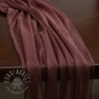 Tule voor TUTU-rok ROYAL SPARKLE aubergine gold