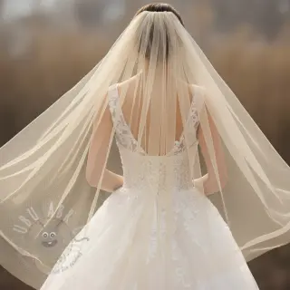 Tule voor TUTU-rok camel 160 cm