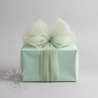 Tule voor TUTU-rok ROYAL SPARKLE mint gold