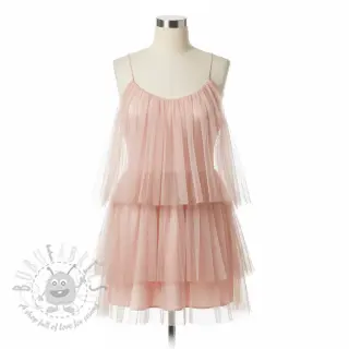 Tule voor TUTU-rok ROYAL SPARKLE rose gold