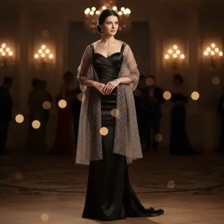 Tyl na TUTU SPOT dark taupe