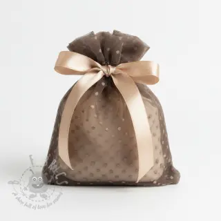 Tule voor TUTU-rok SPOT dark taupe