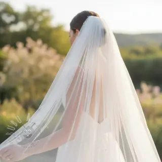 Tule voor TUTU-rok white 160 cm