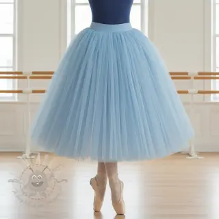 Tule voor TUTU-rok light blue 160 cm