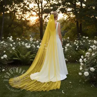 Tule voor TUTU-rok yellow 160 cm
