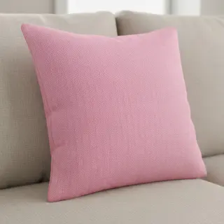 Ľan s bavlnou Fishbone fuchsia