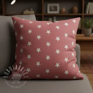 Katoenen stof Stars blush