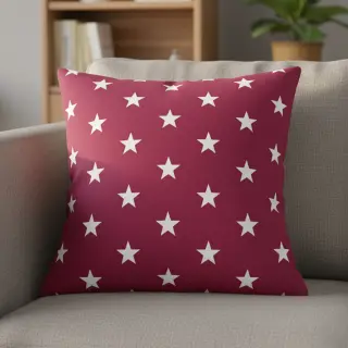 Bavlnená látka Stars cerise