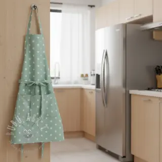 Katoenen stof Stars mint