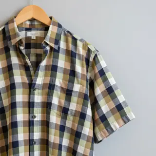 Bavlnená látka YARN DYED Square pickle