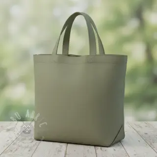 Katoenen popeline olive