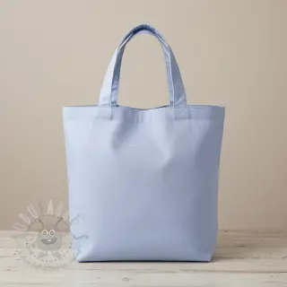Katoenen popeline light blue lavender