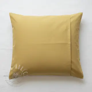 Katoenen popeline mustard