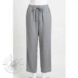 Katoenen popeline metal grey