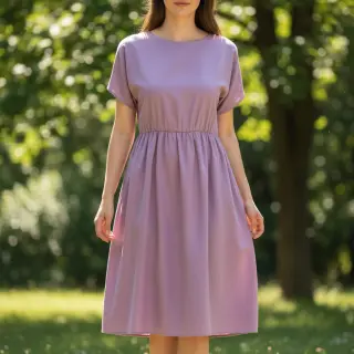 Bavlnený popelín rose wood