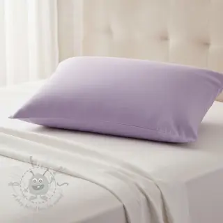 Katoenen popeline bright lilac