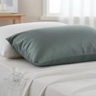 Katoenen popeline ocean green