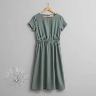 Katoenen popeline ocean green