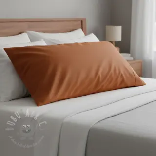 Katoenen popeline cognac