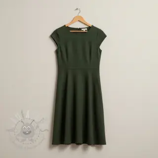 Katoenen popeline army green