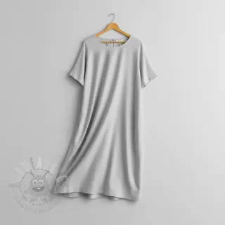 Katoenen popeline light grey