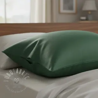 Katoenen popeline dark green