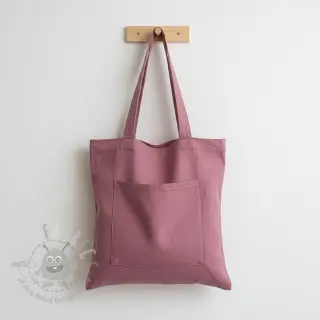 Katoenen popeline mauve