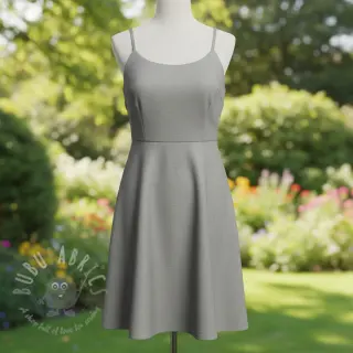 Katoenen popeline rock grey