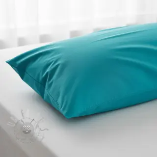 Katoenen popeline turquoise