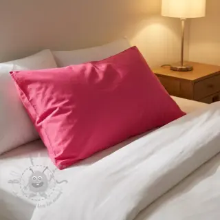 Katoenen popeline pink