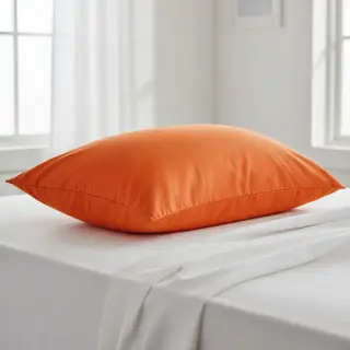 Bavlnený popelín orange