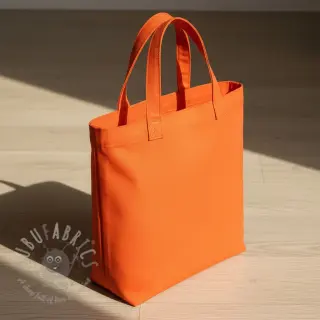 Katoenen popeline orange