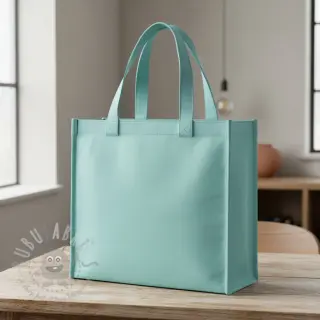 Katoenen popeline mint