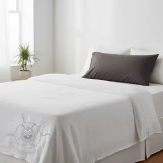 Katoenen popeline dark grey