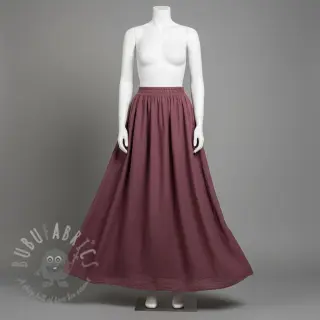 Katoenen stof SLUB WASHED mauve