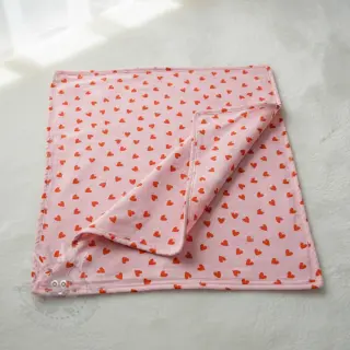 Bavlnená látka FLANNEL Hearts pink