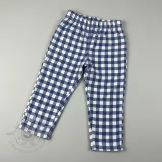 Katoenen stof FLANNEL Check blue