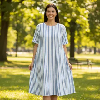 Bavlnená látka Vive la France design D digital print