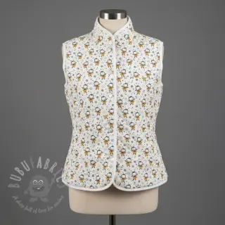 Katoenen stof QUILTING Elisabetta jaune