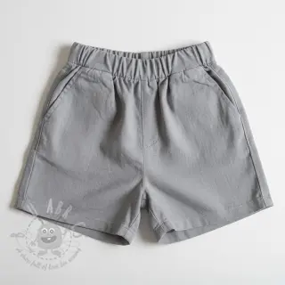 Katoenen stof met linnen PREMIUM light grey