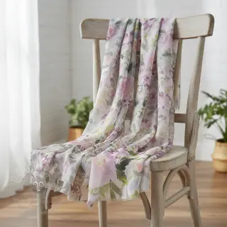Katoenen stof VOILE Fresh morning digital print