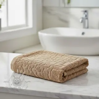 Badstof Animal skin brown