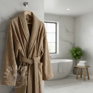 Badstof Animal skin brown