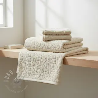Badstof Animal skin natural washed