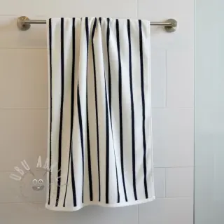 Badstof YARN DYED Stripe SMALL dark blue