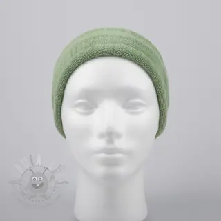Elastische badstof old green