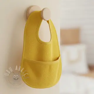 Elastische badstof light yellow